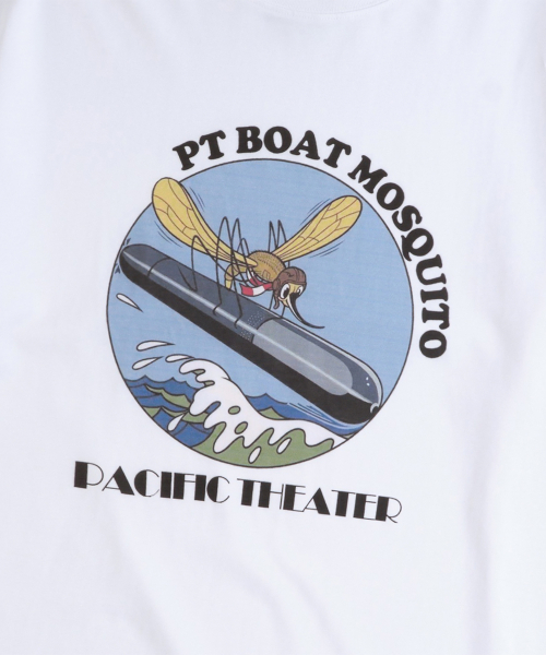 MUDSALT(マッドソルト)の「PT BOAT グラフィック半袖Tシャツホワイト(Tシャツ/カットソー・レディース・その他・1/2/3)」の3枚目の写真