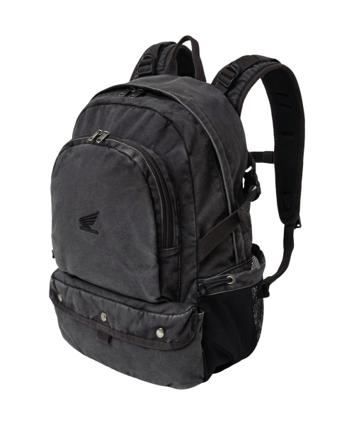 PHYPS MOTORCYCLE(フィップスモーターサイクル)の「Washed Field Backpack Charcoal(バックパック/リュック・レディース・その他・FREE)」の2枚目の写真