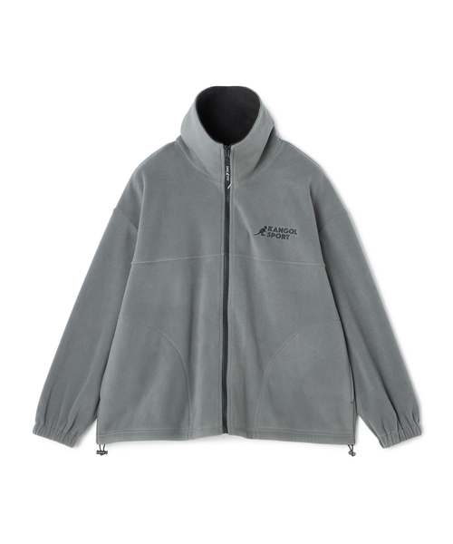 KANGOL SPORT（カンゴールスポーツ）の「【KANGOL SPORT】ドロストフリースジップアップジャケット/パーカー（ブルゾン・レディース・レッド/グレー/ブラック・LL/L/M）」の13枚目の写真