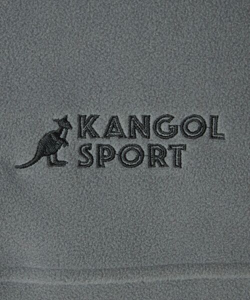 KANGOL SPORT（カンゴールスポーツ）の「【KANGOL SPORT】ドロストフリースジップアップジャケット/パーカー（ブルゾン・レディース・レッド/グレー/ブラック・LL/L/M）」の19枚目の写真
