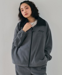 KANGOL SPORT（カンゴールスポーツ）の「【KANGOL SPORT】ドロストフリースジップアップジャケット パーカー（ブルゾン）」