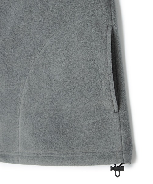 KANGOL SPORT（カンゴールスポーツ）の「【KANGOL SPORT】ドロストフリースジップアップジャケット/パーカー（ブルゾン・レディース・レッド/グレー/ブラック・LL/L/M）」の5枚目の写真