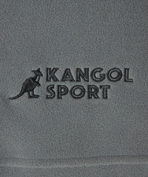 KANGOL SPORT（カンゴールスポーツ）の「【KANGOL SPORT】ドロストフリースジップアップジャケット/パーカー（ブルゾン・レディース・レッド/グレー/ブラック・LL/L/M）」の6枚目の写真