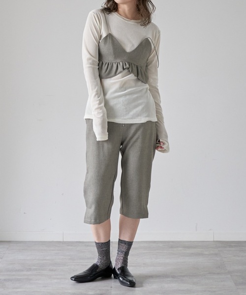 model：162cm. 着用サイズ：FREE