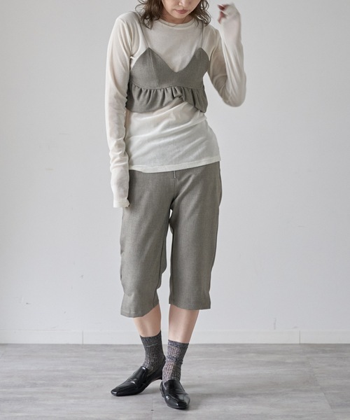 model：162cm. 着用サイズ：FREE
