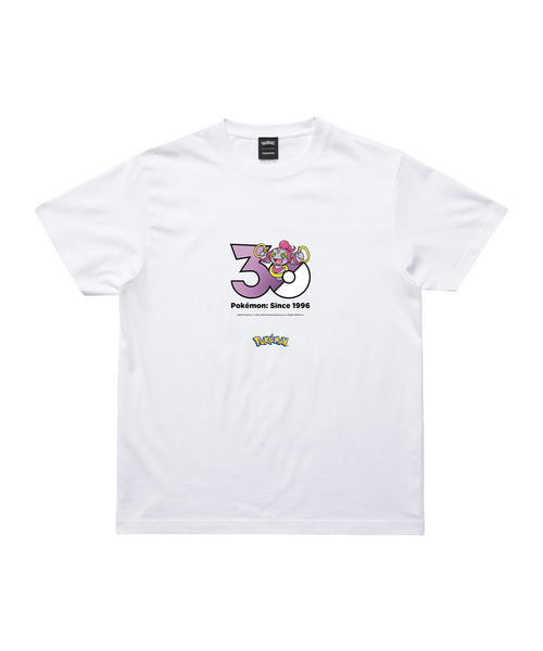 ZOZOSPOT(ゾゾスポット)の「Pokemon 30th Anniversary 1025 T-shirt 「フーパ(いましめられしフーパ)」(Tシャツ/カットソー・レディース・ホワイト・SMALL/MEDIUM/LARGE/X-LARGE/XX-LARGE/XXX-LARGE/100cm/110cm/120cm/130cm/140cm/150cm/160cm)」の1枚目の写真