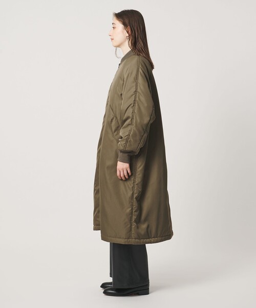TICCA(ティッカ)の「【別注】<TICCA>ロング MA-1 コート(MA-1・レディース・ブラック/オリーブ・FREE)」の12枚目の写真