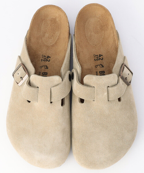 BIRKENSTOCK（ビルケンシュトック）の「BIRKENSTOCK/ビルケンシュトック Boston [25~27cm]/ボストン（サンダル・メンズ・ベージュ・39/42/40/41）」の2枚目の写真