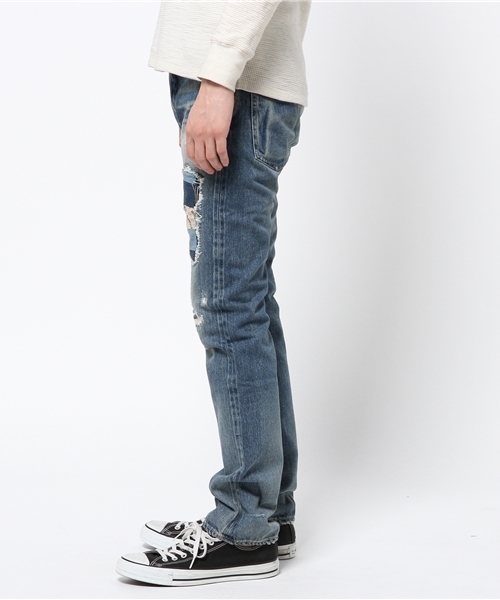 HYSTERIC GLAMOUR（ヒステリックグラマー）の「SBP加工 デニムストレートPT（デニムパンツ・メンズ・インディゴブルー・32inch/28inch/30inch/29inch/34inch/31inch）」の13枚目の写真
