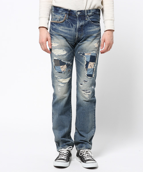 HYSTERIC GLAMOUR（ヒステリックグラマー）の「SBP加工 デニムストレートPT（デニムパンツ・メンズ・インディゴブルー・32inch/28inch/30inch/29inch/34inch/31inch）」の15枚目の写真