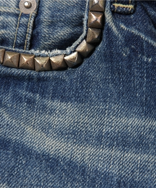 HYSTERIC GLAMOUR（ヒステリックグラマー）の「SBP加工 デニムストレートPT（デニムパンツ・メンズ・インディゴブルー・32inch/28inch/30inch/29inch/34inch/31inch）」の2枚目の写真