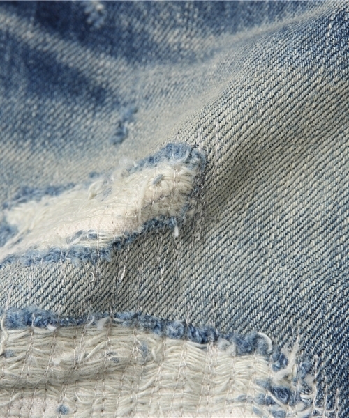 HYSTERIC GLAMOUR（ヒステリックグラマー）の「SBP加工 デニムストレートPT（デニムパンツ・メンズ・インディゴブルー・32inch/28inch/30inch/29inch/34inch/31inch）」の4枚目の写真