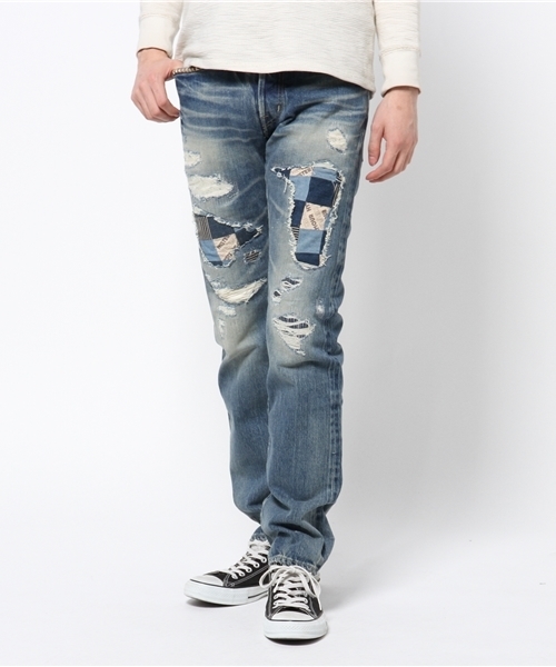 HYSTERIC GLAMOUR（ヒステリックグラマー）の「SBP加工 デニムストレートPT（デニムパンツ・メンズ・インディゴブルー・32inch/28inch/30inch/29inch/34inch/31inch）」の11枚目の写真