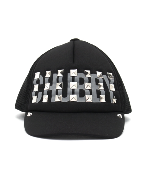 CHUBBYGANG（チャビーギャング）の「スタッズ×ロゴ　メッシュキャップ（キャップ・キッズ・ブラック/ブルー/レッド・SMALL/LARGE/MEDIUM）」の7枚目の写真