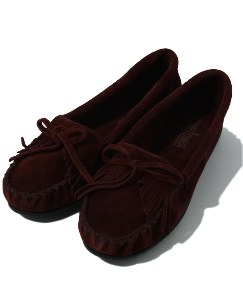 Minnetonka（ミネトンカ）の「BY MINNETONKA スウェードモカシン　ミネトンカ ¨◆（モカシン/デッキシューズ・レディース・ブラック/ベージュ/ライトブルー/ライトグレー/ブラウン/グレー/ターコイズブルー/ライトピンク/ダークブラウン/オリーブ/ナチュラル/ネイビー/ワインレッド/その他1/その他2・6/7/8/5）」の13枚目の写真