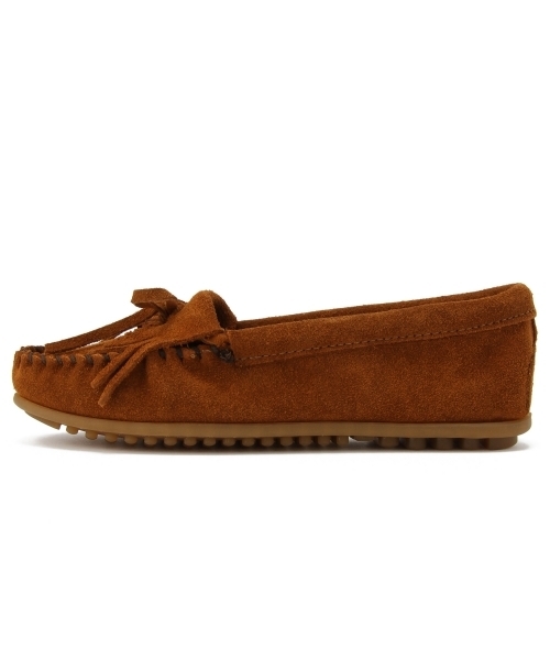 Minnetonka（ミネトンカ）の「BY MINNETONKA スウェードモカシン　ミネトンカ ¨◆（モカシン/デッキシューズ・レディース・ブラック/ベージュ/ライトブルー/ライトグレー/ブラウン/グレー/ターコイズブルー/ライトピンク/ダークブラウン/オリーブ/ナチュラル/ネイビー/ワインレッド/その他1/その他2・6/7/8/5）」の22枚目の写真