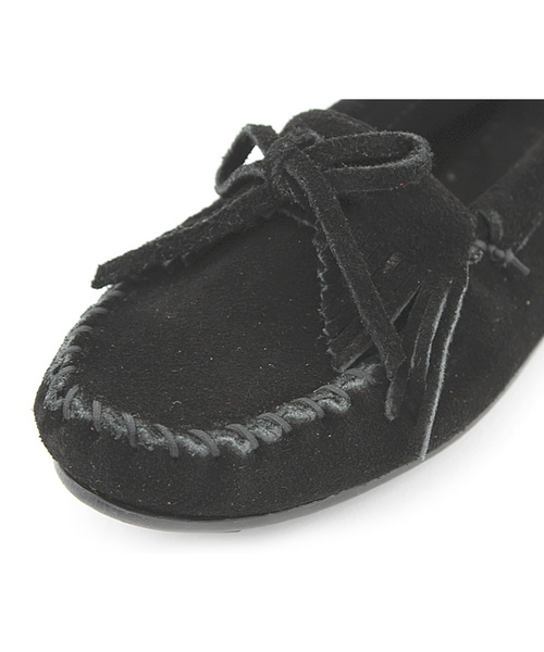 Minnetonka（ミネトンカ）の「BY MINNETONKA スウェードモカシン　ミネトンカ ¨◆（モカシン/デッキシューズ・レディース・ブラック/ベージュ/ライトブルー/ライトグレー/ブラウン/グレー/ターコイズブルー/ライトピンク/ダークブラウン/オリーブ/ナチュラル/ネイビー/ワインレッド/その他1/その他2・6/7/8/5）」の17枚目の写真