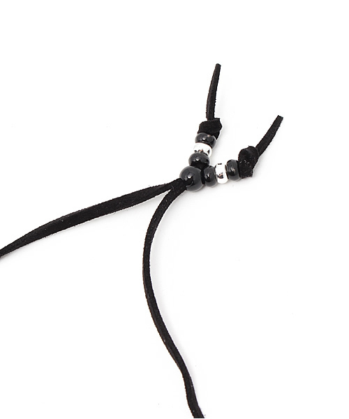 RAGEBLUE（レイジブルー）の「コンビフェザーネックレス2/ 728148（ネックレス・メンズ・ベージュ/ブラック/ダークブラウン・FREE）」の5枚目の写真