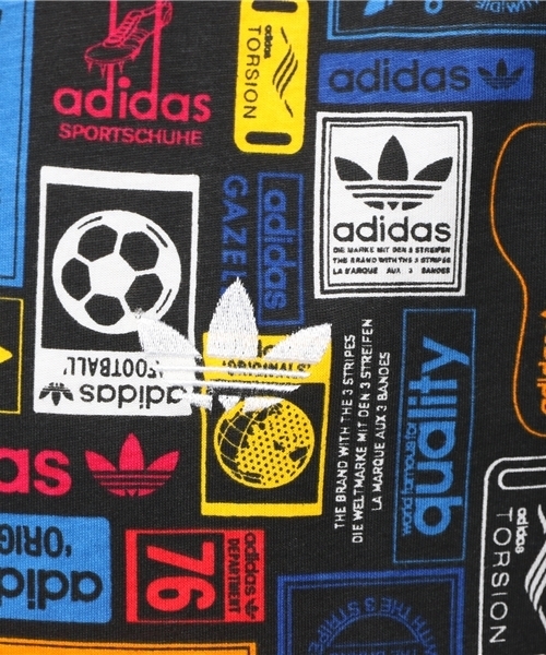 adidas（アディダス）の「オリジナルス Tシャツ[STREET GRAPHIC TEE MULTI]（Tシャツ/カットソー・メンズ・ブラック・SMALL/LARGE/X-LARGE/XX-LARGE/XXX-LARGE/X-SMALL/MEDIUM）」の6枚目の写真