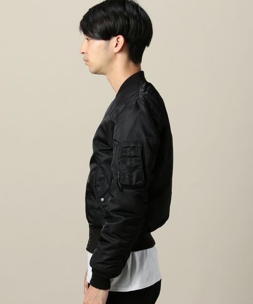 AVIREX（アヴィレックス）の「＜AVIREX＞ MA-1/ブルゾン◆（MA-1・メンズ・ブラック/オリーブ・LARGE/MEDIUM）」の5枚目の写真