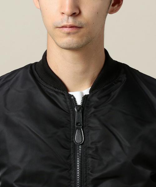 AVIREX（アヴィレックス）の「＜AVIREX＞ MA-1/ブルゾン◆（MA-1・メンズ・ブラック/オリーブ・LARGE/MEDIUM）」の7枚目の写真