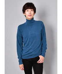 【VIBGYOR Select】カシミアタッチタートルネックニット