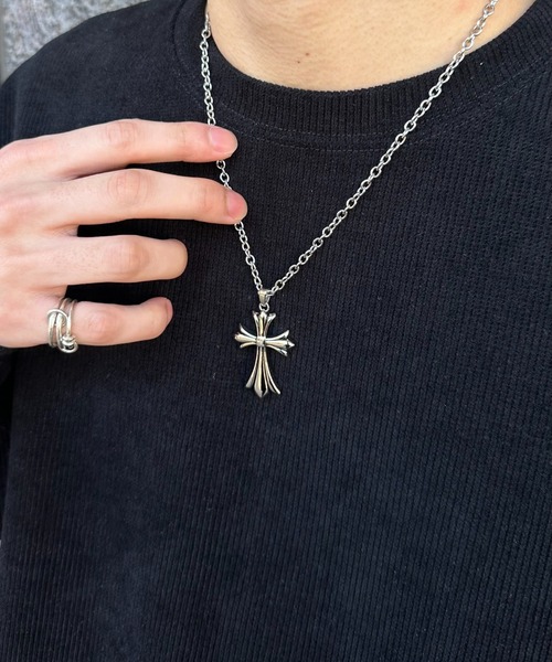 POLICE】 ポリス GRACE メンズ クロスモチーフ ネックレス（ネックレス
