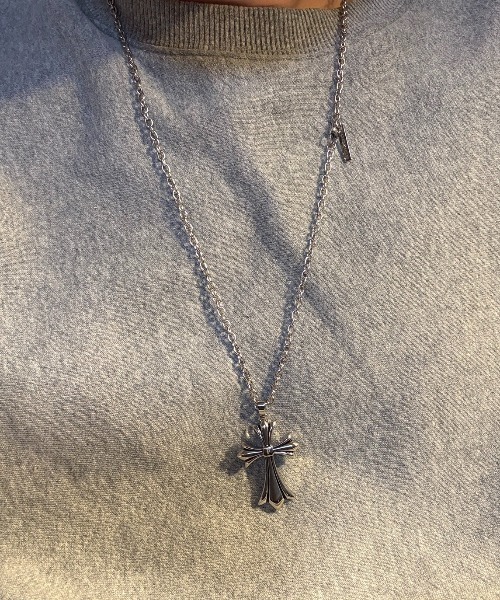 POLICE】 ポリス GRACE メンズ クロスモチーフ ネックレス（ネックレス