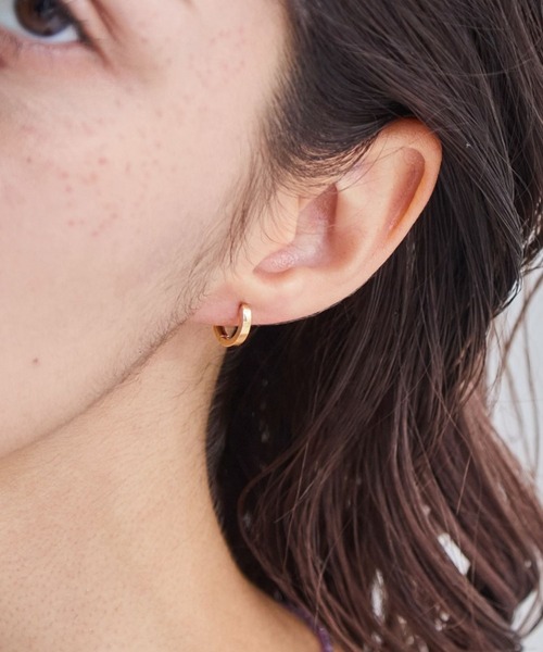 e.m. 両耳用　フープピアス K18 フープピアス 10mm（ピアス（両耳用））｜Ray BEAMS（レイ