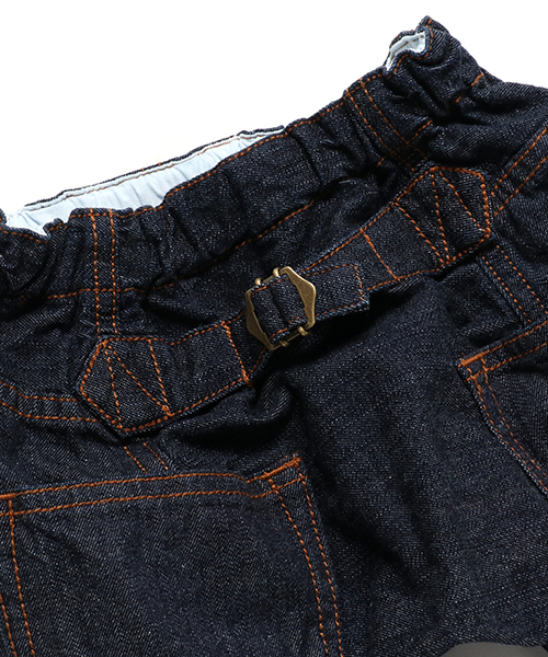 GROOVY COLORS（グルービーカラーズ）の「デニムリラックスパンツ（デニムパンツ・キッズ・ネイビー/ライトブルー・110/130/100/120/90/140）」の7枚目の写真