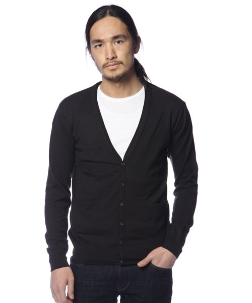 NANO universe(ナノユニバース)の「CACニット L/S カーディガン(カーディガン/ボレロ・メンズ・ベージュ/レッド/トップグレー/ブラック・MEDIUM/LARGE)」の2枚目の写真