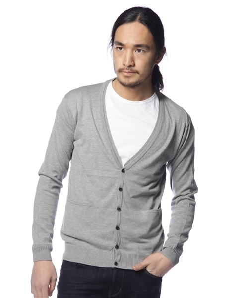 NANO universe(ナノユニバース)の「CACニット L/S カーディガン(カーディガン/ボレロ・メンズ・ベージュ/レッド/トップグレー/ブラック・MEDIUM/LARGE)」の1枚目の写真