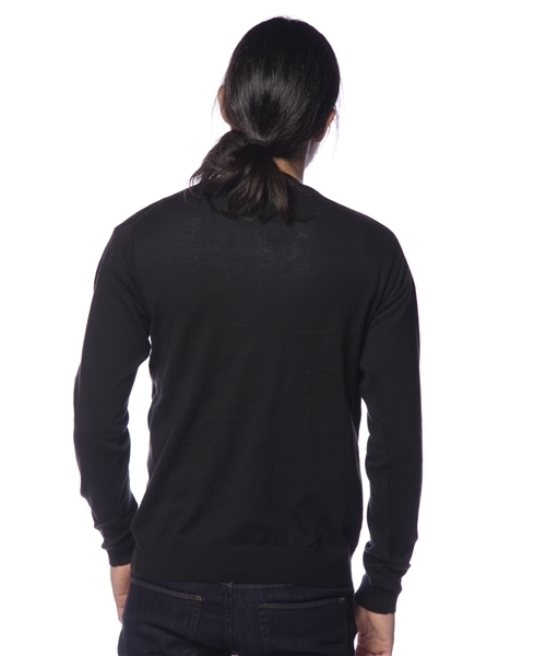 NANO universe(ナノユニバース)の「CACニット L/S カーディガン(カーディガン/ボレロ・メンズ・ベージュ/レッド/トップグレー/ブラック・MEDIUM/LARGE)」の6枚目の写真