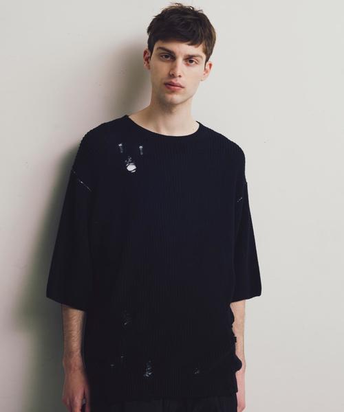 MONKEY TIME(モンキータイム)の「<monkey time> AZE CLASH CN/ニット ◆(ニット/セーター・メンズ・ベージュ/ブラック・LARGE/MEDIUM/SMALL/X-LARGE)」の7枚目の写真