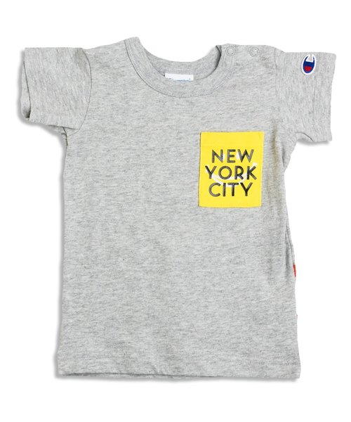 F.O.KIDS（エフオーキッズ）の「ChampionUSAＴシャツ（Tシャツ/カットソー・キッズ・キナリ/ネイビー/グレー・120/100/80/90/110/130/95/140）」の8枚目の写真