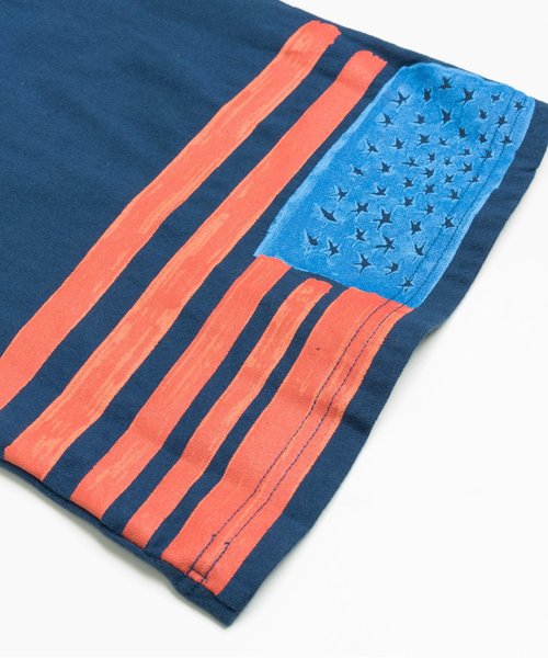 F.O.KIDS（エフオーキッズ）の「ChampionUSAＴシャツ（Tシャツ/カットソー・キッズ・キナリ/ネイビー/グレー・120/100/80/90/110/130/95/140）」の9枚目の写真