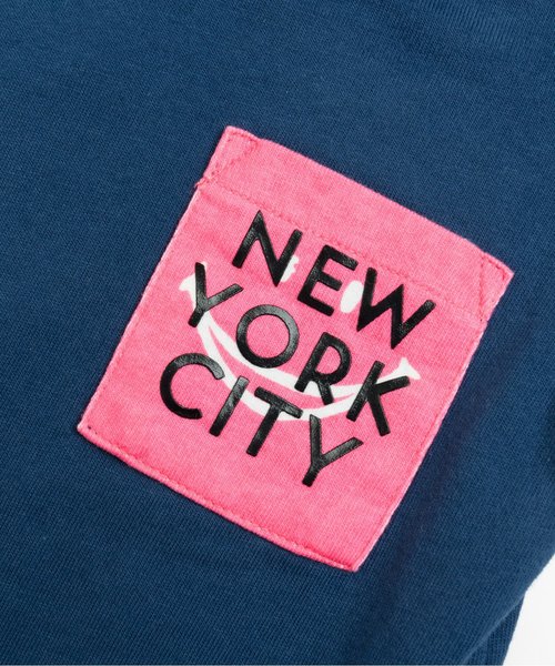 F.O.KIDS（エフオーキッズ）の「ChampionUSAＴシャツ（Tシャツ/カットソー・キッズ・キナリ/ネイビー/グレー・120/100/80/90/110/130/95/140）」の5枚目の写真