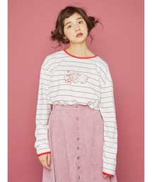 merry jenny | キティボーダーロンT(Tシャツ/カットソー)