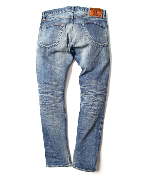 HYSTERIC GLAMOUR(ヒステリックグラマー)の「BS加工Sデニムスリムパンツ(デニムパンツ・メンズ・インディゴブルー・28inch/30inch/32inch/34inch)」の3枚目の写真