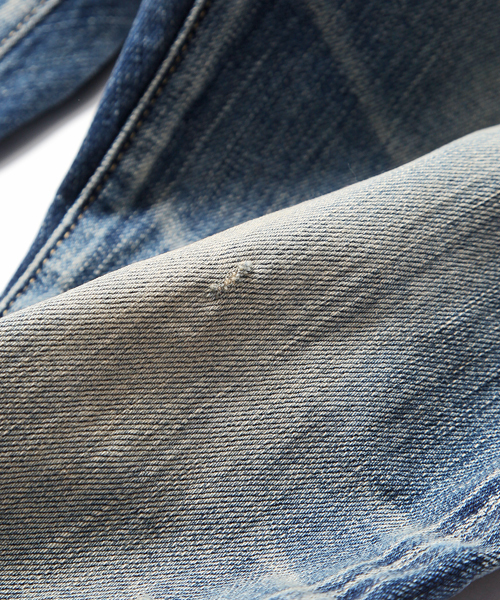 HYSTERIC GLAMOUR(ヒステリックグラマー)の「BS加工Sデニムスリムパンツ(デニムパンツ・メンズ・インディゴブルー・28inch/30inch/32inch/34inch)」の6枚目の写真