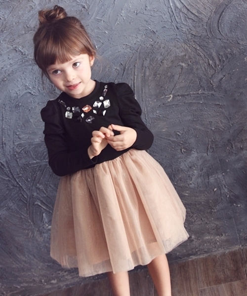 Rora(ローラ)の「ルイ ドレスワンピース(ドレス・キッズ・ブラック/ネイビー・100cm/90cm/110cm/120cm/130cm/90㎝/140cm)」の8枚目の写真