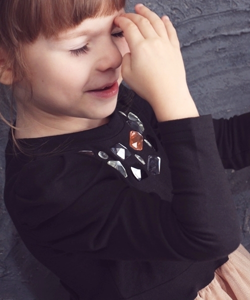 Rora(ローラ)の「ルイ ドレスワンピース(ドレス・キッズ・ブラック/ネイビー・100cm/90cm/110cm/120cm/130cm/90㎝/140cm)」の7枚目の写真