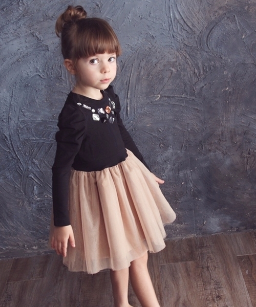 Rora(ローラ)の「ルイ ドレスワンピース(ドレス・キッズ・ブラック/ネイビー・100cm/90cm/110cm/120cm/130cm/90㎝/140cm)」の13枚目の写真