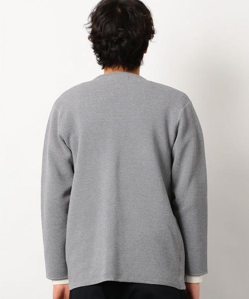 green label relaxing(グリーンレーベルリラクシング)の「CM リップル イージーカーディガン ◆(カーディガン/ボレロ・メンズ・ベージュ/ネイビー/グレー・S/M/L)」の6枚目の写真