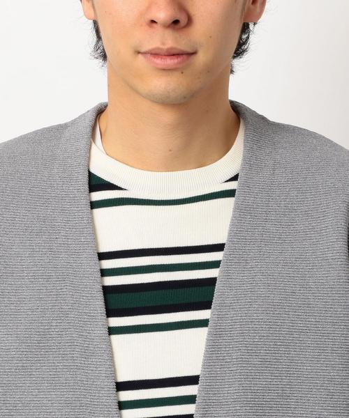 green label relaxing(グリーンレーベルリラクシング)の「CM リップル イージーカーディガン ◆(カーディガン/ボレロ・メンズ・ベージュ/ネイビー/グレー・S/M/L)」の17枚目の写真