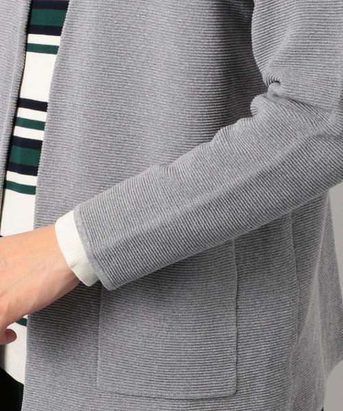 green label relaxing(グリーンレーベルリラクシング)の「CM リップル イージーカーディガン ◆(カーディガン/ボレロ・メンズ・ベージュ/ネイビー/グレー・S/M/L)」の9枚目の写真