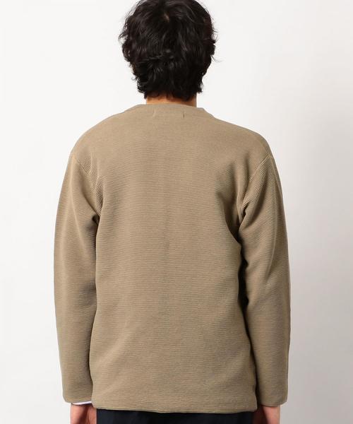 green label relaxing(グリーンレーベルリラクシング)の「CM リップル イージーカーディガン ◆(カーディガン/ボレロ・メンズ・ベージュ/ネイビー/グレー・S/M/L)」の15枚目の写真