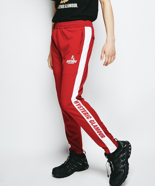 HYSTERIC GLAMOUR（ヒステリックグラマー）の「LINE GIRLプリントスウェットパンツ（その他パンツ・メンズ・レッド/ブルー/ブラック・MEDIUM/SMALL）」の3枚目の写真