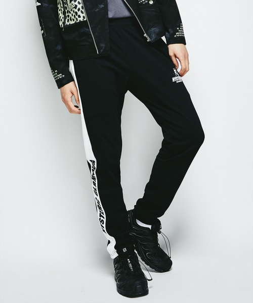 HYSTERIC GLAMOUR（ヒステリックグラマー）の「LINE GIRLプリントスウェットパンツ（その他パンツ・メンズ・レッド/ブルー/ブラック・MEDIUM/SMALL）」の2枚目の写真