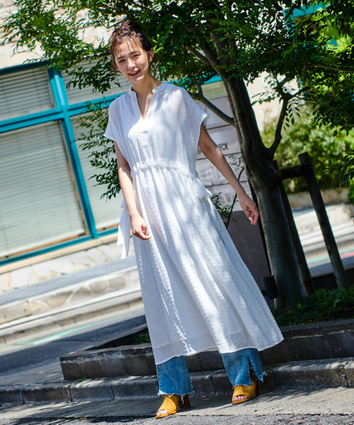 CIAOPANIC（チャオパニック）の「スキッパーワンピース（ワンピース・レディース・ブラック/イエロー/ホワイト・FREE）」の2枚目の写真